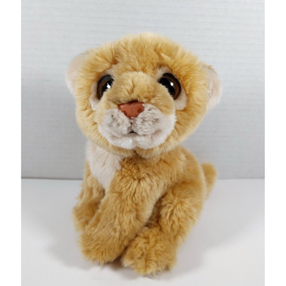 Wild Republic Lion Club Plush 8" Sitting Stuffed  Animal